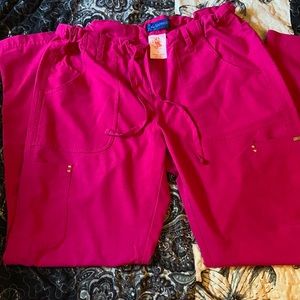 Koi sapphire scrub pants